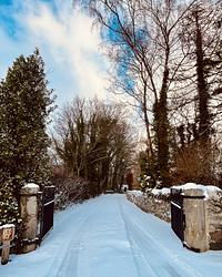 Snowy alley  by Karima Hammadi
