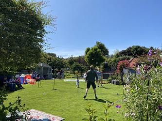 Badminton in Anvil Cottage by Mandy Connal